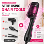 2-in-1 Hot Air Hair Styler Brush – Salon Blowout Volume & Frizz Control Tool