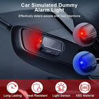 💥Solar Powered Fake Car Alarm Light, Auto Light Sensor LED Simulated Security Warning Flashing Light
