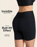 Stay-In-Place Seamless Shaper Short