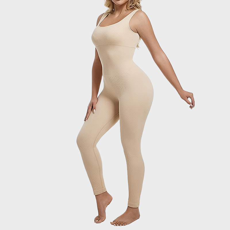 Seamless Square Neck Sport Jumpsuit