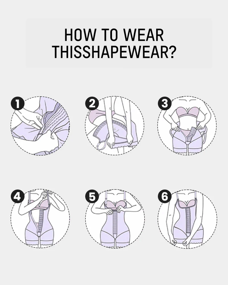 Tummy Control Butt Lifter Bodysuit BBL Fajas
