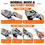 55-Steel Self-Locking Anti-Skid Ratchet Pliers | Heavy-Duty Wire Cutters & Holding Tool, Hands-Free Grip DIY Hardware for Automotive & Plumbing Projects 🔧⚙️