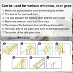 16.4Ft Door Weather Stripping | Adhesive Draft Stopper Seal Strip for Doors, Windows & Shower Doors