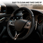 Non-Slip Car Steering Wheel Cover for 15 Inch Wheels