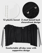 Corset Tops Lace Waist Push Up Shapewear