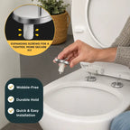 🔧2-pack of universal toilet seat expansion bolts - suitable for loose toilet seats