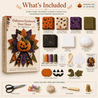 Enchanted Witch Hat - Halloween Handmade Door Bow DIY Sewing Kit