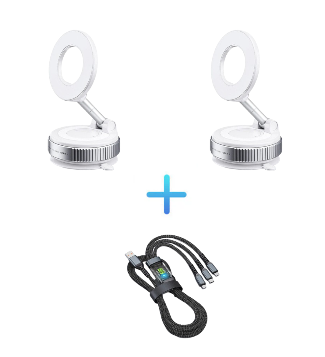 🔥Buy More Save More🔄360° Adjustable Vacuum Magnetic Phone Holder📱🚗