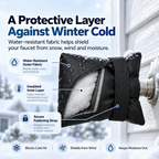 🔥Black Friday Deal❄️ Outdoor Faucet Cover | Winter Freeze Protection Insulated Spigot Protector