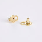 🔥18K Gold Plated Lobe Lifters for Heavy Earrings for Women - Earring Backs for Droopy Ears