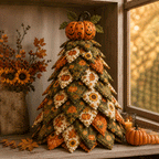 Ghost Moonlight - DIY Halloween Theme Quilted Fabric Tree Kit