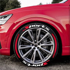 4Pcs 3D Car Tire Stickers – Waterproof Universal Wheel Decals | Motorcycle Auto Exterior Accessories