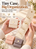 ✨ Mini Travel Jewelry Organizer – Compact, Foldable & Easy to Carry