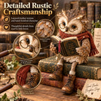 🦉 Lezende uil beeldje