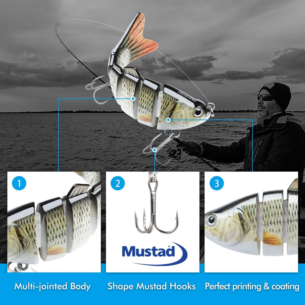 🔥39% OFF - Last Day Only🔥6-Segment Lifelike Fishing Lures🎣