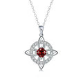 Personalized Witch’s Knot Birthstone Necklace