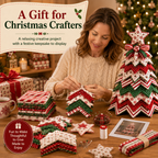 Candy Cane Star DIY Quilted Santa Christmas Tree Kit