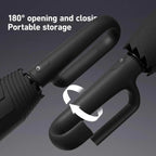 Portable Automatic Folding Umbrella, Windproof Waterproof with Loop Buckle