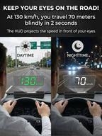 🚗 50% Off Now! Head-Up Display (HUD) GPS Digital Speedometer – Features traffic light countdown and speed camera alerts; a universal driving safety system to help you avoid city traffic fines.
