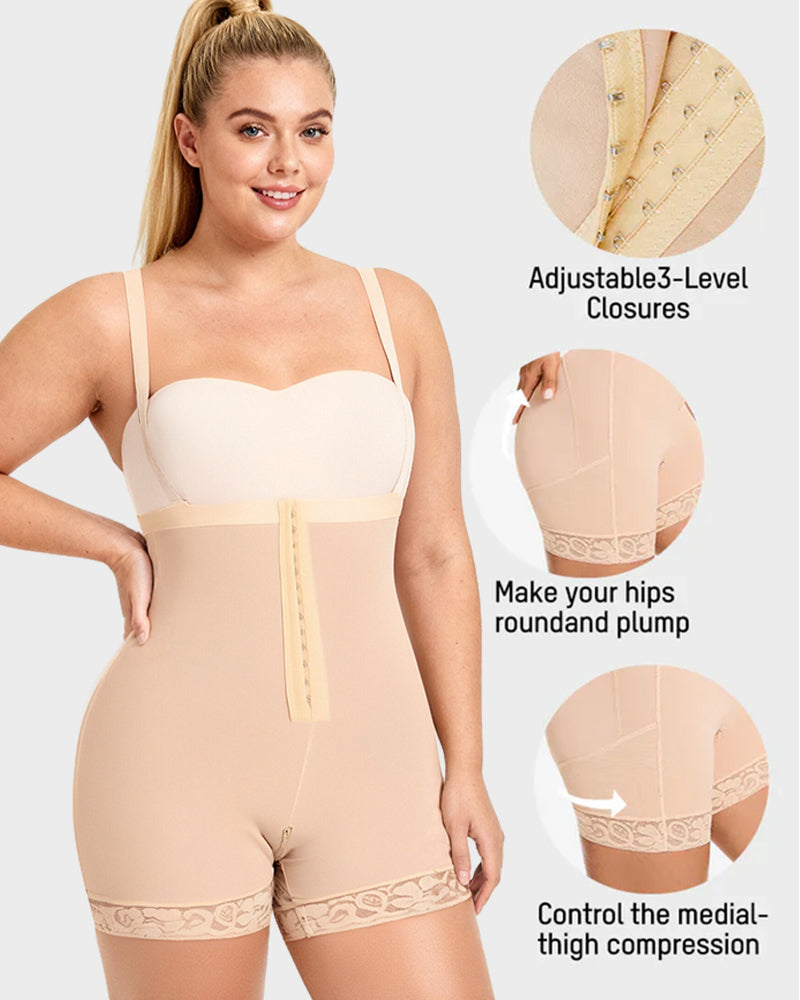 Tummy Control Butt Lifter Bodysuit BBL Fajas