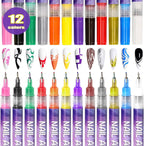 🔥🎨12 Colors Nail Art Pens Set