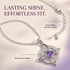 Personalized Witch’s Knot Birthstone Necklace