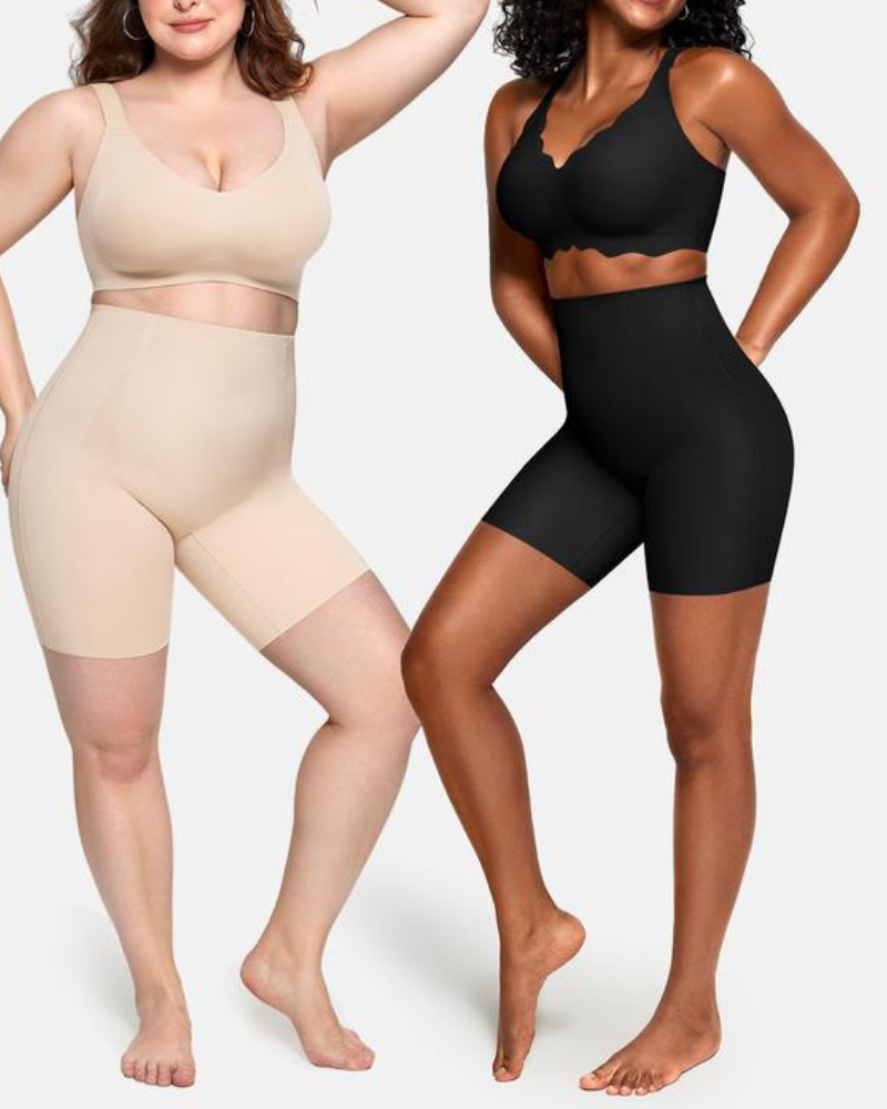 Cooling High-Waist Sculpting Shapewear Shorts