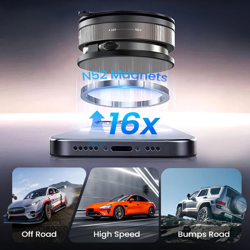 🔥Buy More Save More🔄360° Adjustable Vacuum Magnetic Phone Holder📱🚗