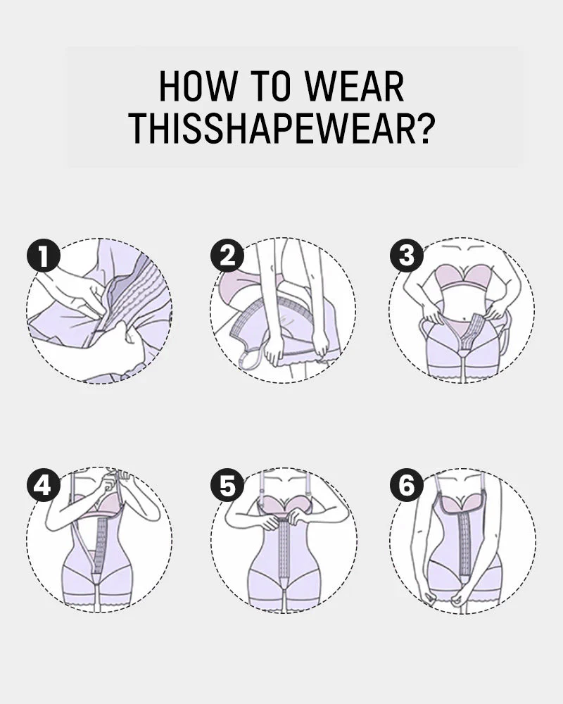 Extra Plus Size Shaper Bodysuit Tummy Control Shapewear With Bra