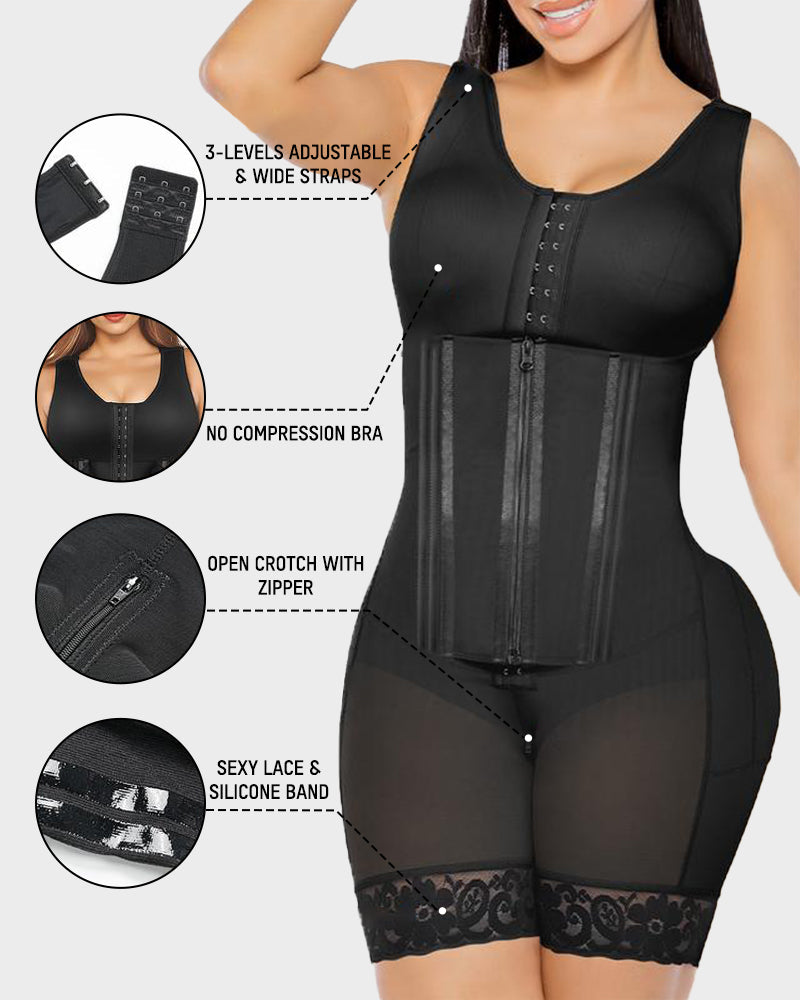 Fajas Colombianas Double Tummy Control Full Body Shapewear