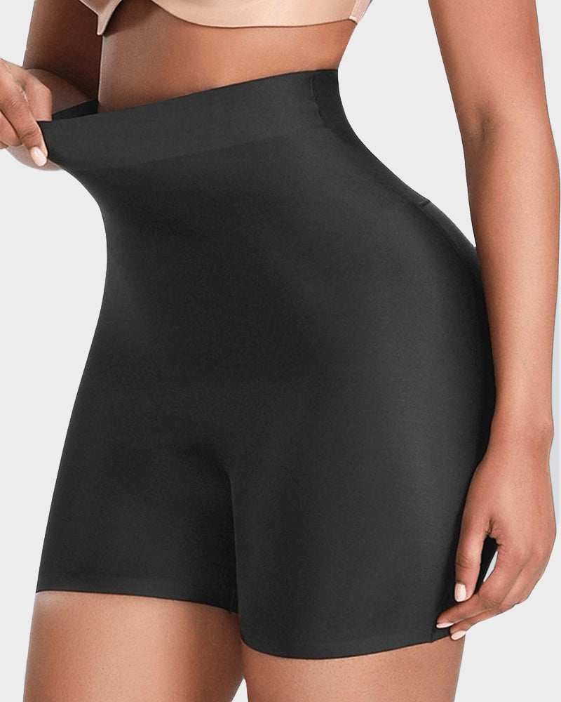 Seamless High-Waist Booty Lift Tummy Control Shapewear Shorts