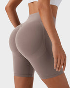 Tummy Control Butt-Lifting Training Shorts with Pockets – 7"