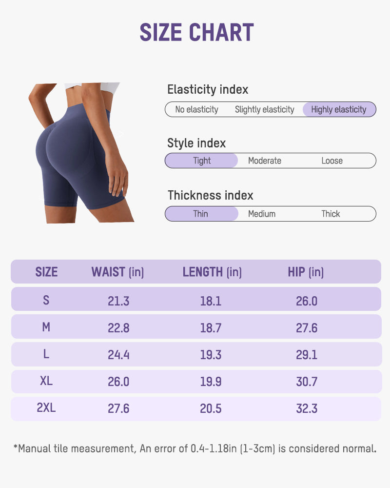 Tummy Control Butt-Lifting Training Shorts with Pockets – 7"