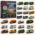 🚜Build the Fleet Collection 24-Day Vehicle Advent Calendar Series | ✨A New Adventure Every Morning