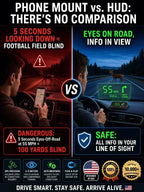 🚗 50% Off Now! Head-Up Display (HUD) GPS Digital Speedometer – Features traffic light countdown and speed camera alerts; a universal driving safety system to help you avoid city traffic fines.