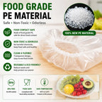 🔥Hot Sale 🔥 100PCS Disposable Stretch Food Covers for Bowls & Plates