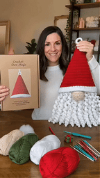 🧶DIY Seasonal 3D Crochet Door Hanger Kit Collection | Coordinated Yarn, Filling, Accessories & Step-by-Step Instructions Included 💕