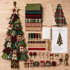 🎄Beginner-Friendly DIY Oversized Patchwork Christmas Tree Door Hanging Kit | Complete Kit with All Tools & Step-by-Step Guide Included 💕