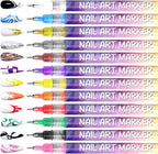 🔥🎨12 Colors Nail Art Pens Set