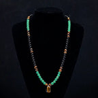 ✨ Money Attraction Necklace With GreenAventurine & Tiger Eye Pendant Healing Crystal Stone