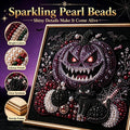 🔥 LAST DAY 49% OFF – 🖤 Premium 3D Pearl Dark Gothic Diamond Painting Art Kit | Luxury Flocked Canvas with Scratch-Resistant Non-Fading Pearl Beads DIY Dark Academia Decor 💀🕯️✨