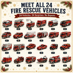 🚜Build the Fleet Collection 24-Day Vehicle Advent Calendar Series | ✨A New Adventure Every Morning